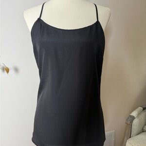 J. Crew Sleek Black Camisole Top